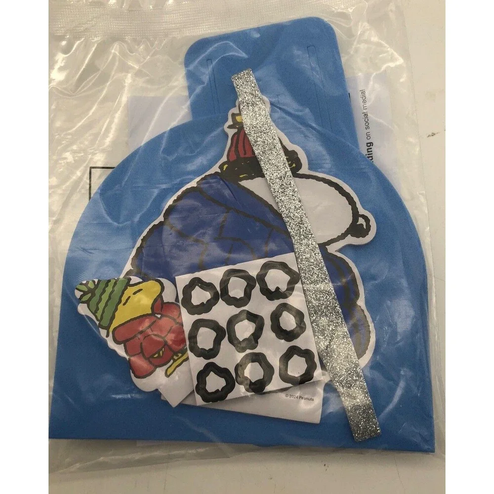 Peanuts Snoopy Kids Christmas Gift Craft Goody Party Bag Grandparents